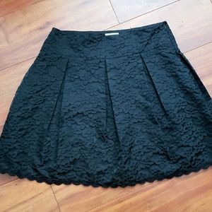Max Studio M.S.S.P. Black Floral Skirt